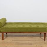 Modèle GE-19 de méridienne en teck, conçu par Hans J. Wegner pour Getama, Danemark, années 1950