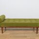 Modèle GE-19 de méridienne en teck, conçu par Hans J. Wegner pour Getama, Danemark, années 1950