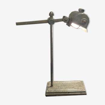 Lampe pirouette en acier chromée style industriel -1950