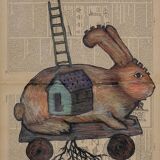 Once upon a time, Bilal Bahir, mixed media, 2020