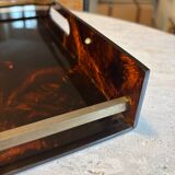 Mercier house tortoiseshell plexiglass plateau