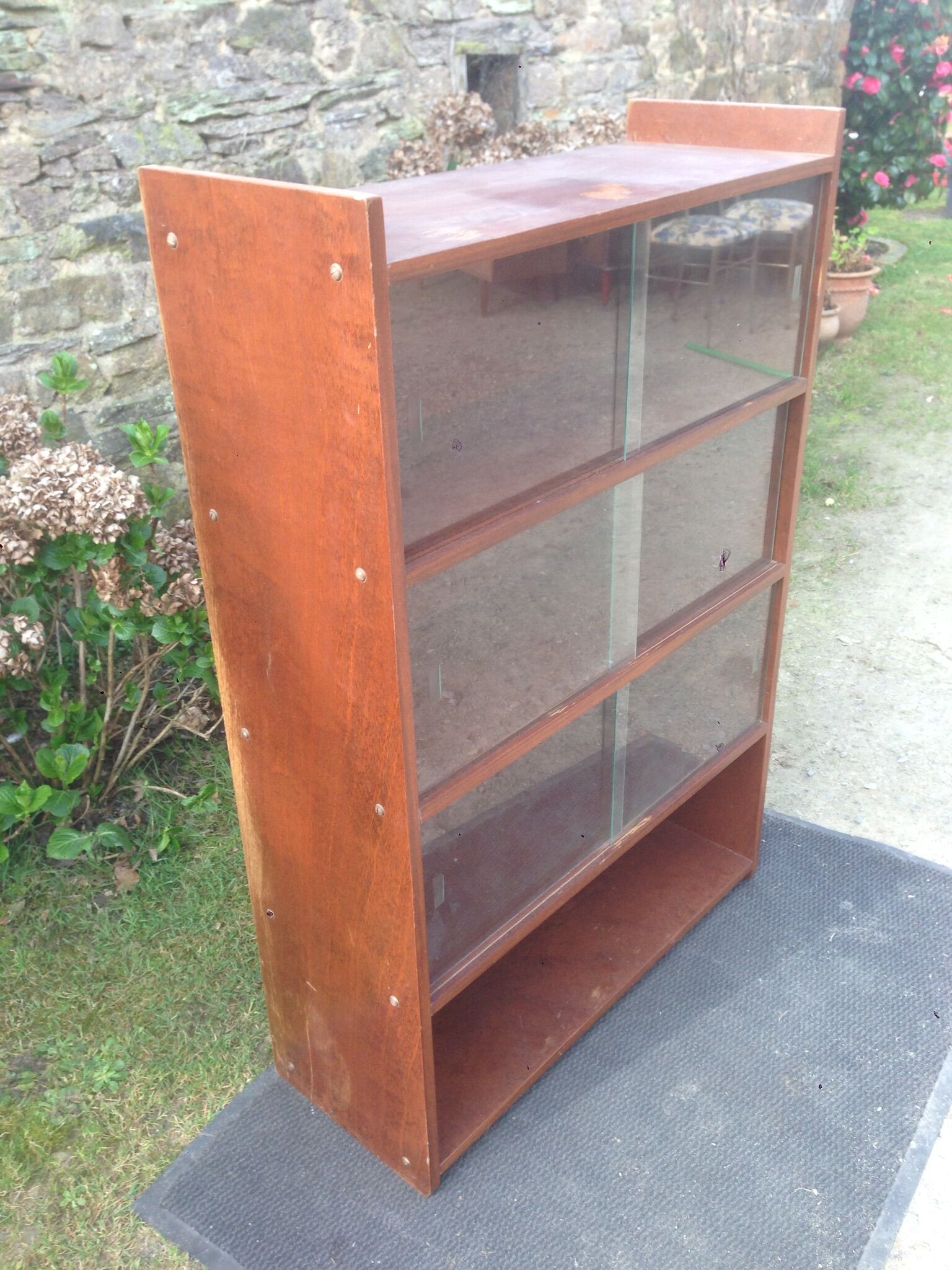 Vintage mahogany library