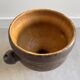 Large Dutch ceramic vintage Vest van Woerden hanging planter