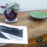 Old country coffee table in walnut