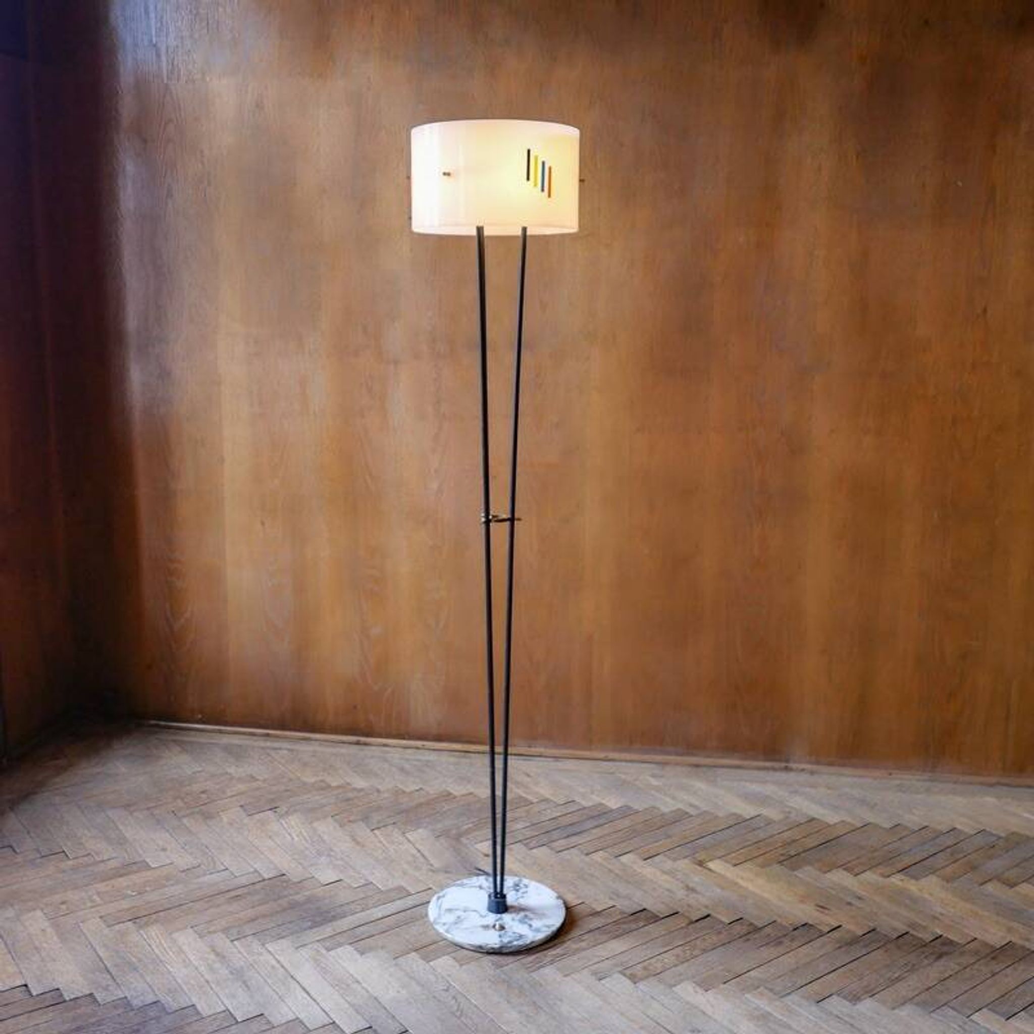 Floor lamp by Angelo Brotto, Italy 1950s