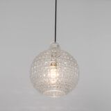 Stunning crystal glass pendant, Peill & Putzler, Germany, 1970s