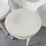 Set of 4 Baumann bistro chairs, Mouette model