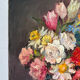 "Roses and fruits" knife oil signed Hinsberger 1992