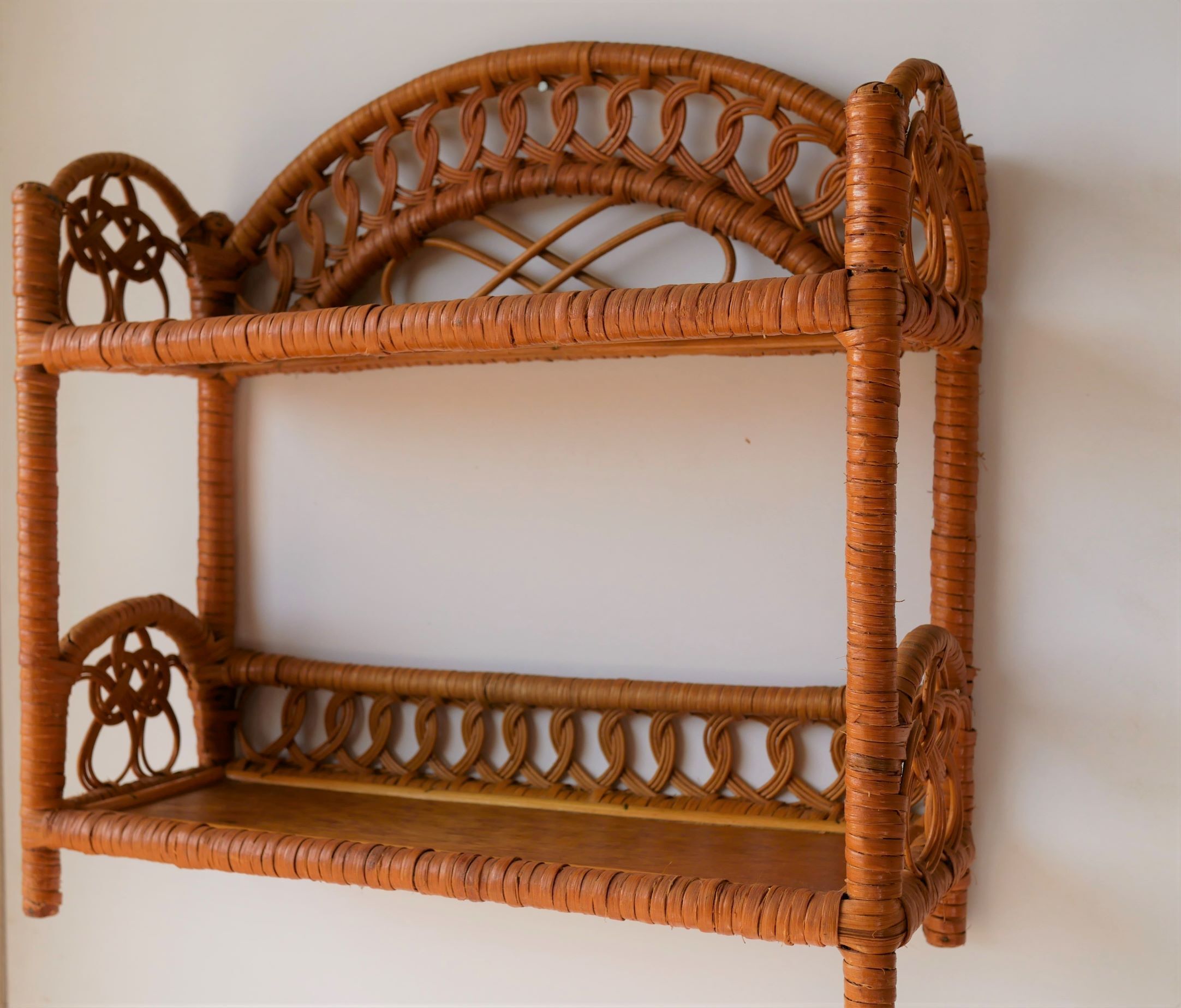 Wall shelf rattan 60 years