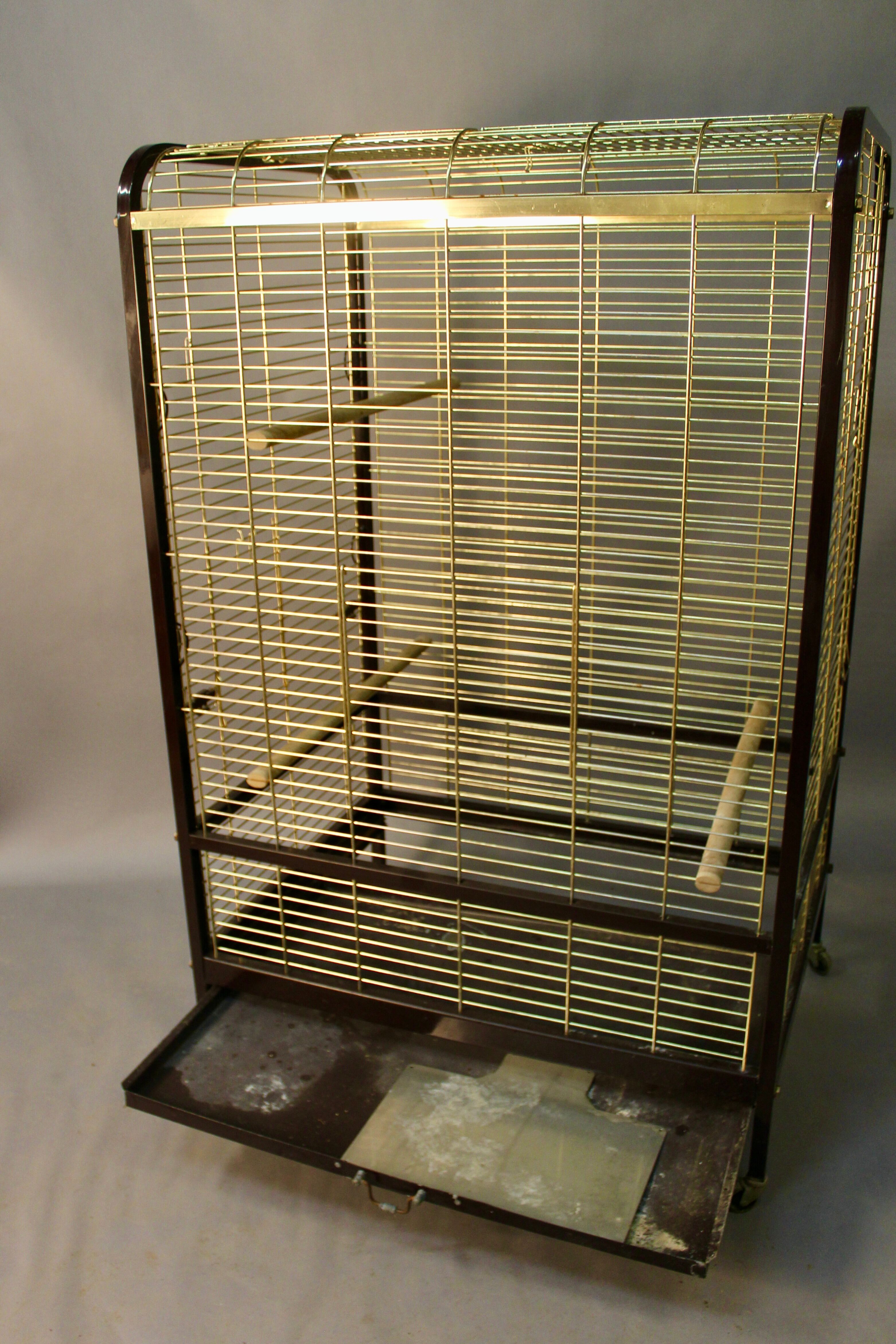 Large vintage parrot cage