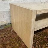 Travertine TV cabinet from the 70s