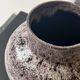 Glazed stoneware vase, Accolay FRANCE 1950