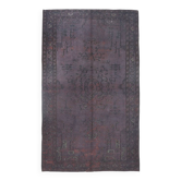 Tapis Vintage turc en laine fait à la main, 4x8 nuances de violet, 140x230Cm