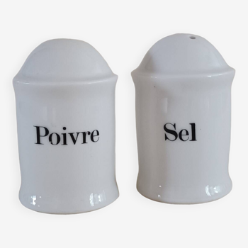 Porcelain salt and pepper shakers