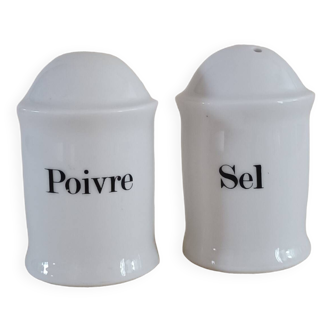 Porcelain salt and pepper shakers