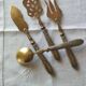Antique service for sweets or hors d'oeuvres