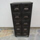 Workshop furniture with antique metal drawers