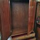 Very beautiful old English cabinet made of solid 19th century mahogany