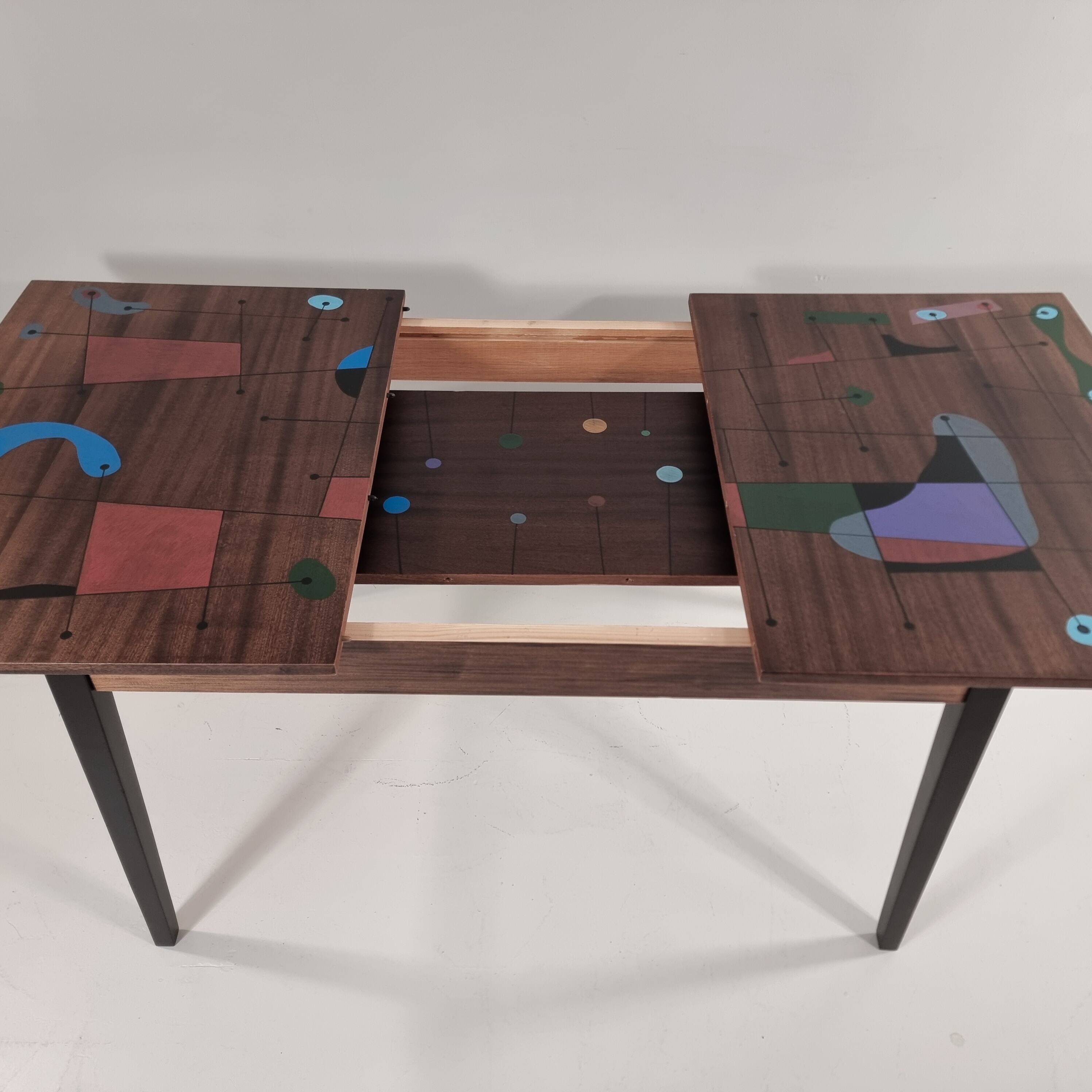 Table vintage en frêne, années 1960