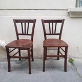 Paire de chaises bistrot
