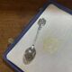 Set of 6 silver-plated English dessert spoons