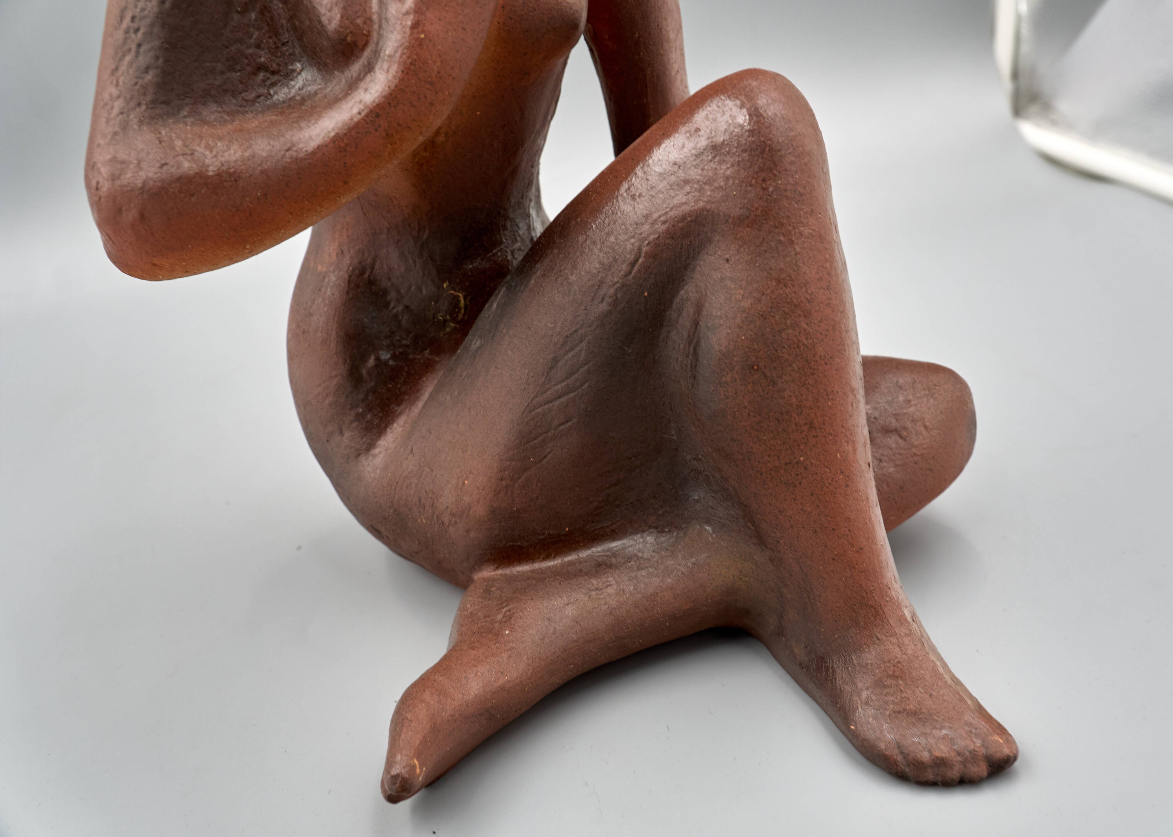 Ceramic Woman Figure, 1982, Czechoslovakia