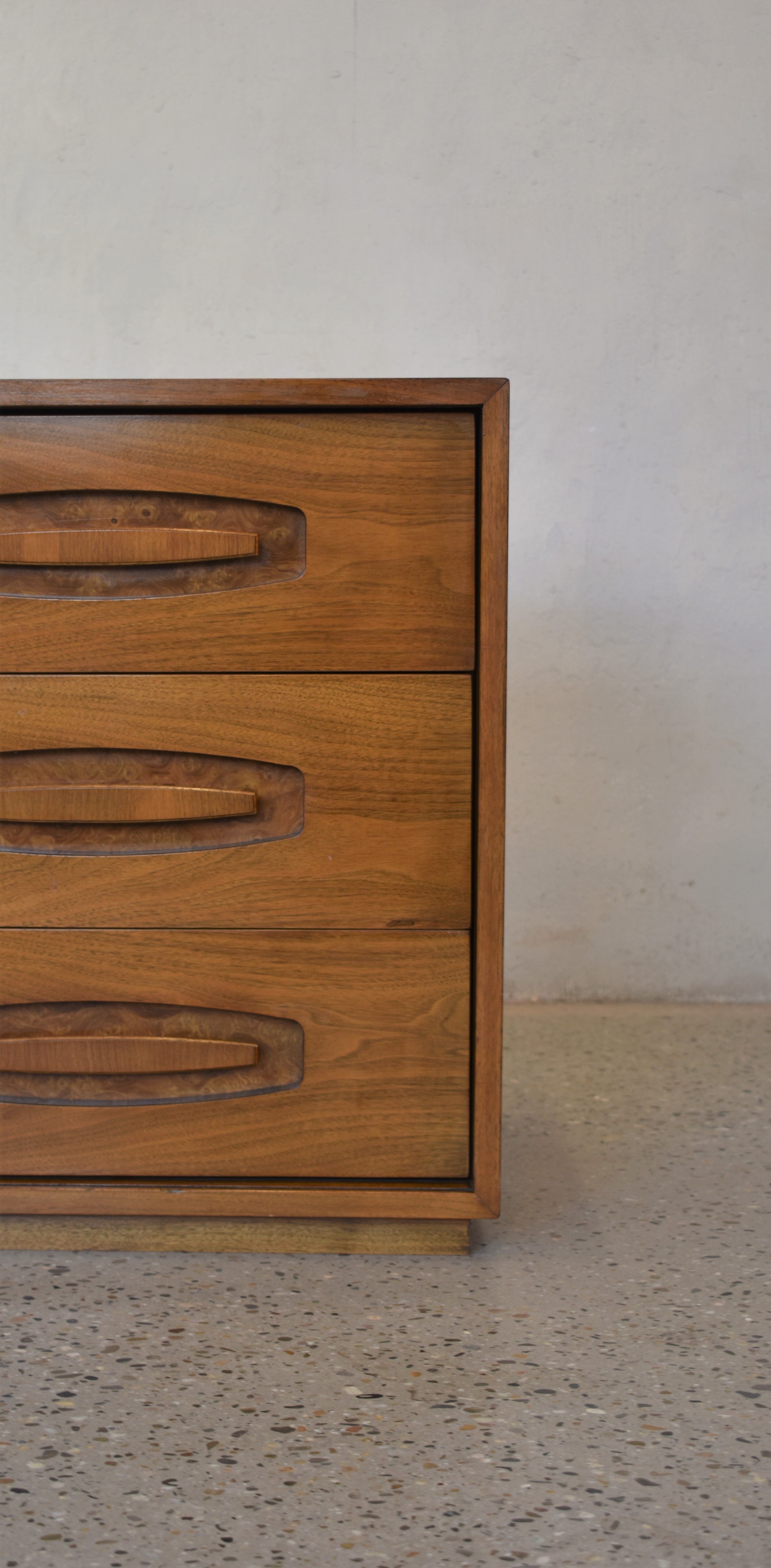 Art deco burl sideboard 1950