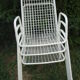 Three emu armchairs model italian vintage iron and rilsan