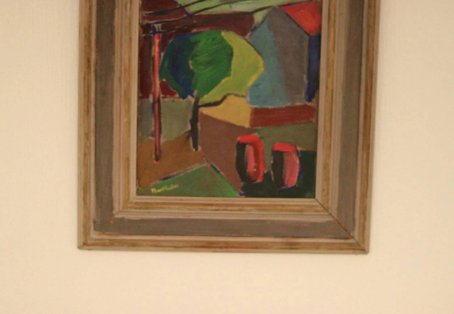 House obscured by a tree by Harry Martinson