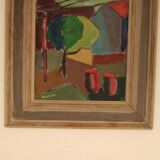 House obscured by a tree by Harry Martinson