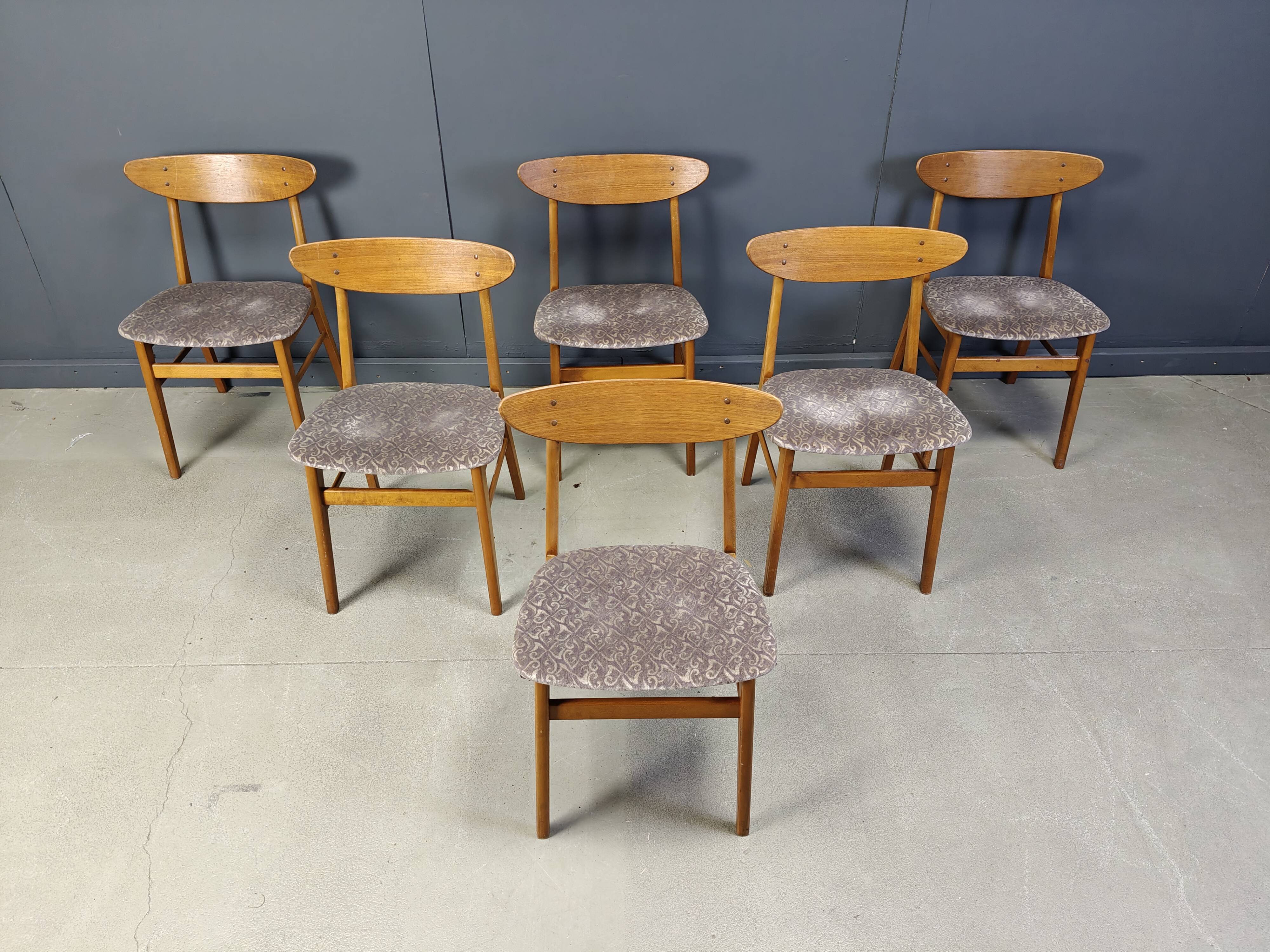 Farstrup Mobler dining chairs, set of 6 - 1960