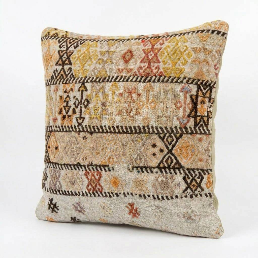 Vintage kilim cushion cover 38x41 cm