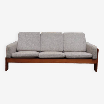 Scandinavian sofa in teak and wool À.S mobler vintage 60s Danish design