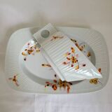 Haviland Limoges Gravy Boat and Porcelain Tray, Vintage