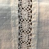 Nappe lin brodée 160x190