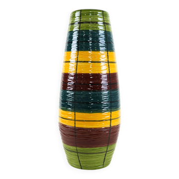Ceramic vase, German design, 1960s, made in West Germany