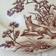 Assiette terre de fer "Chasse"