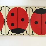 Ancient toy Rare Ladybug Lotto