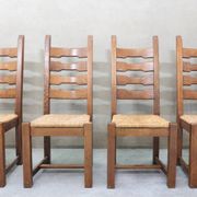 Lot de 6 chaises vintage Razor Blade
