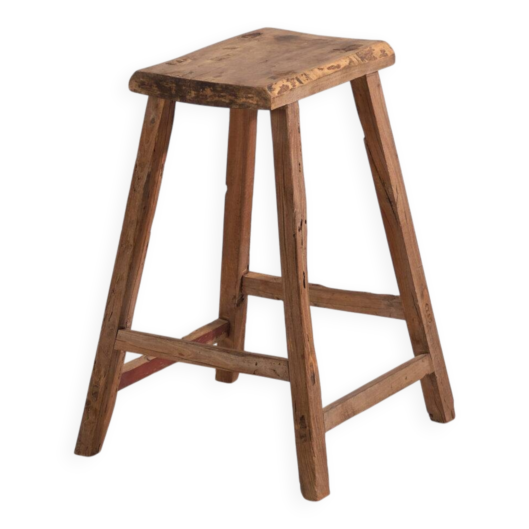 Antique high stool (c.1900) #6