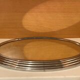 Round art deco mirror tray
