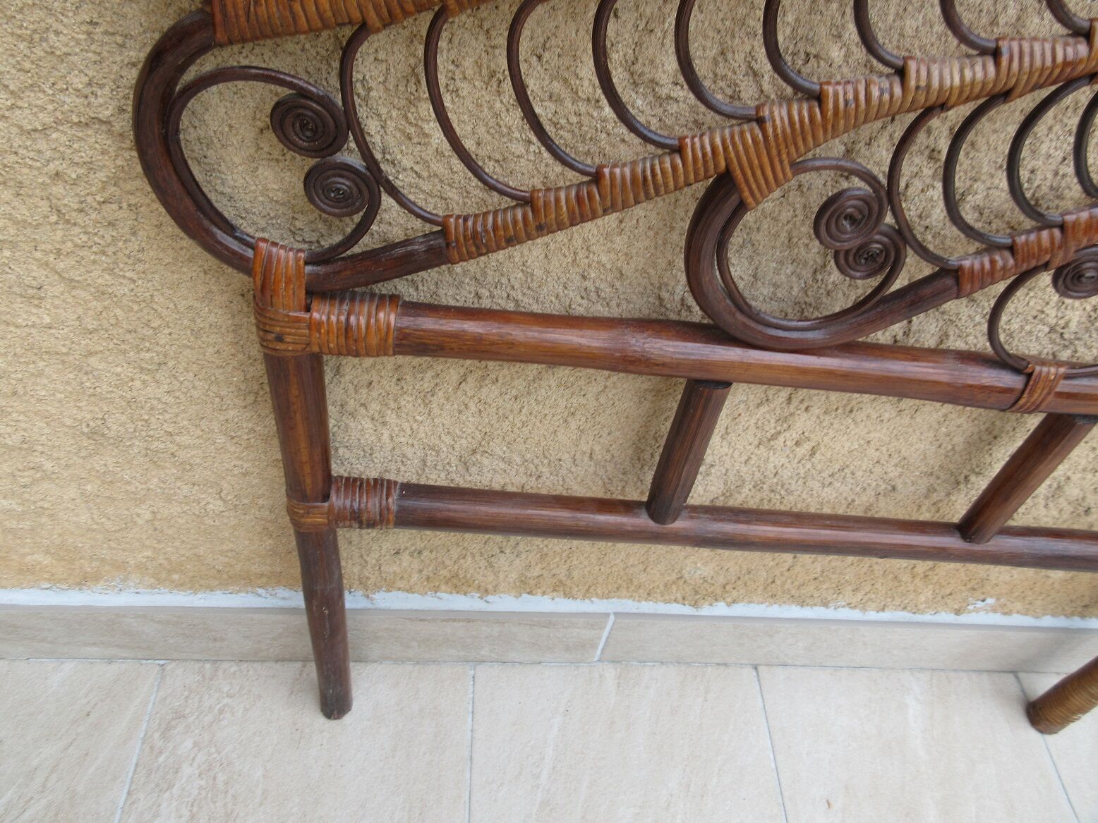 Peacock headboard 158 cm