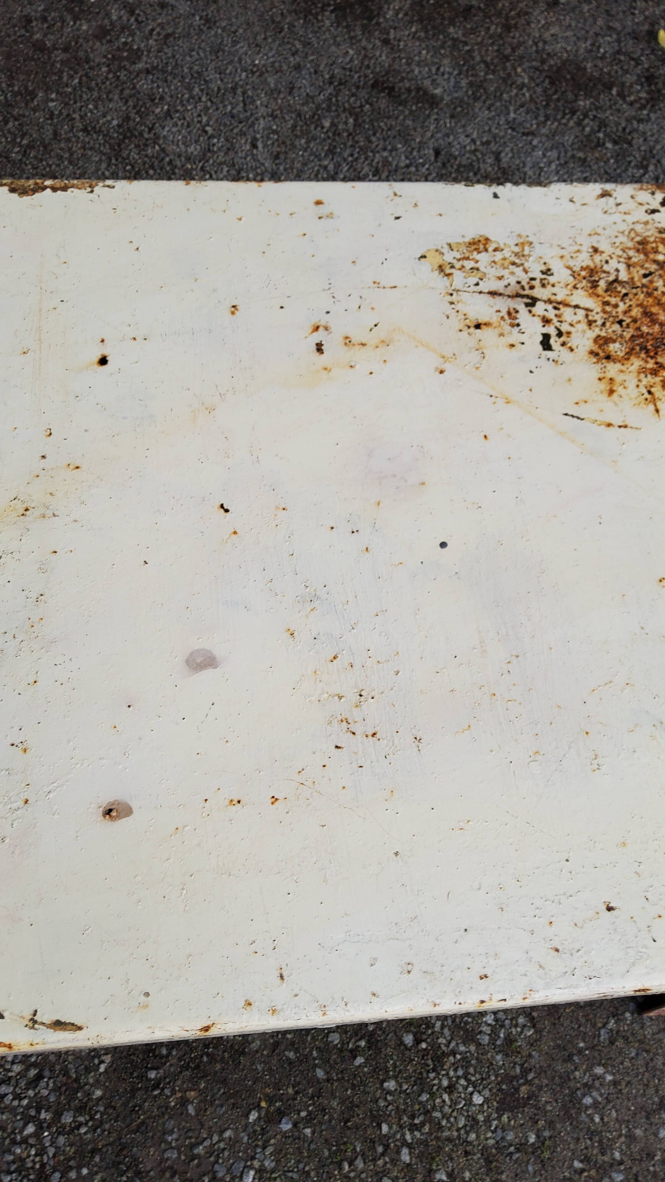 Industrial metal workshop table