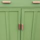 Renovated antique buffet – Herbarium Green (Libéron)