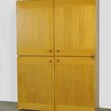 Vintage italian cabinet from the 20th century in beech wood by ibisco, 1970