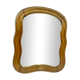 Wood wall mirror 26x30cm
