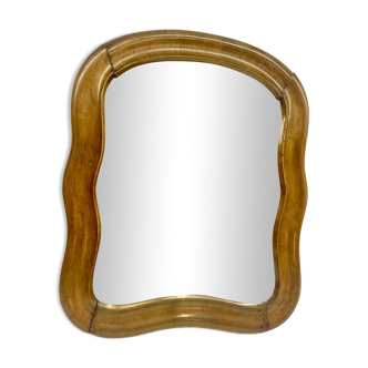 Miroir mural en bois 26x30cm