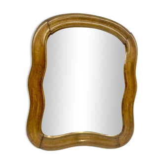 Wood wall mirror 26x30cm