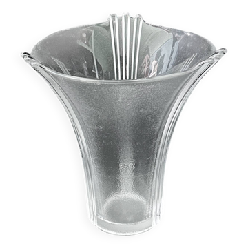 Art Deco Revival Flower Vase - 1980s