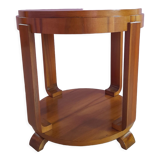 Round art deco coffee table